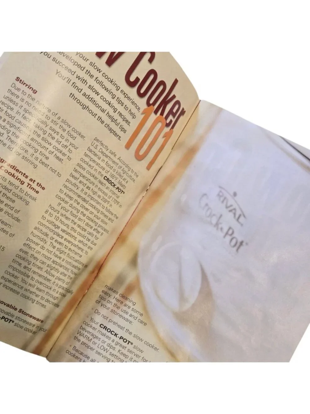 Rival Crock Pot Recipes For Every Occasion Cookbook Booklet 2005 Crockpot